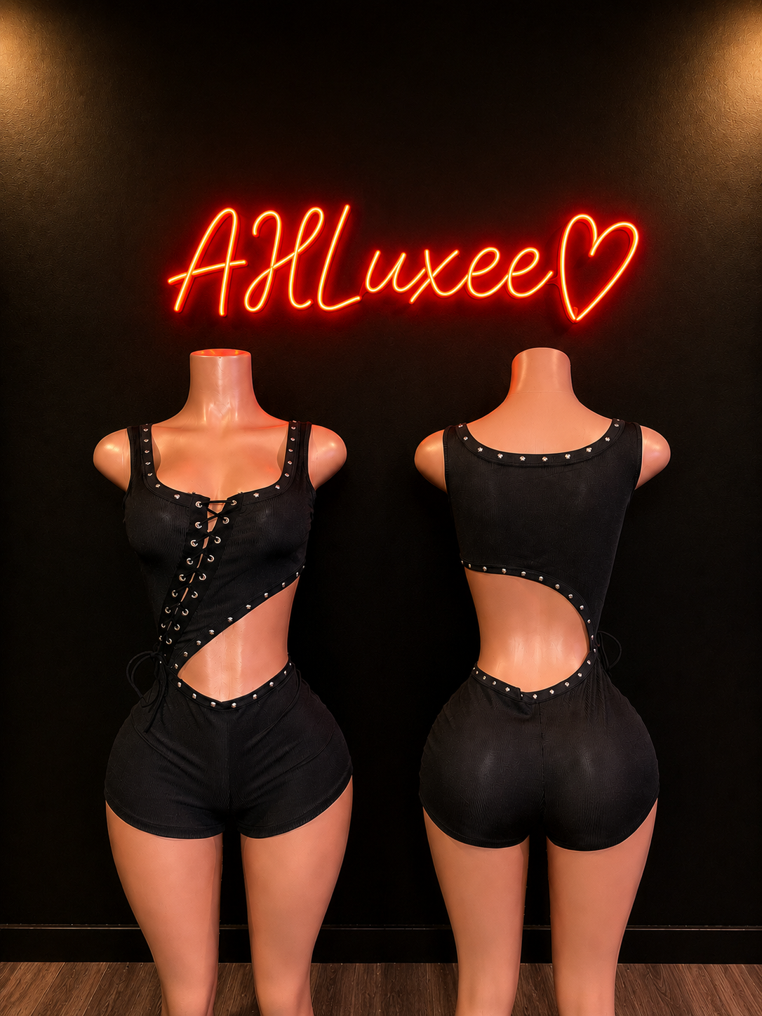 After Dark Lace up Set