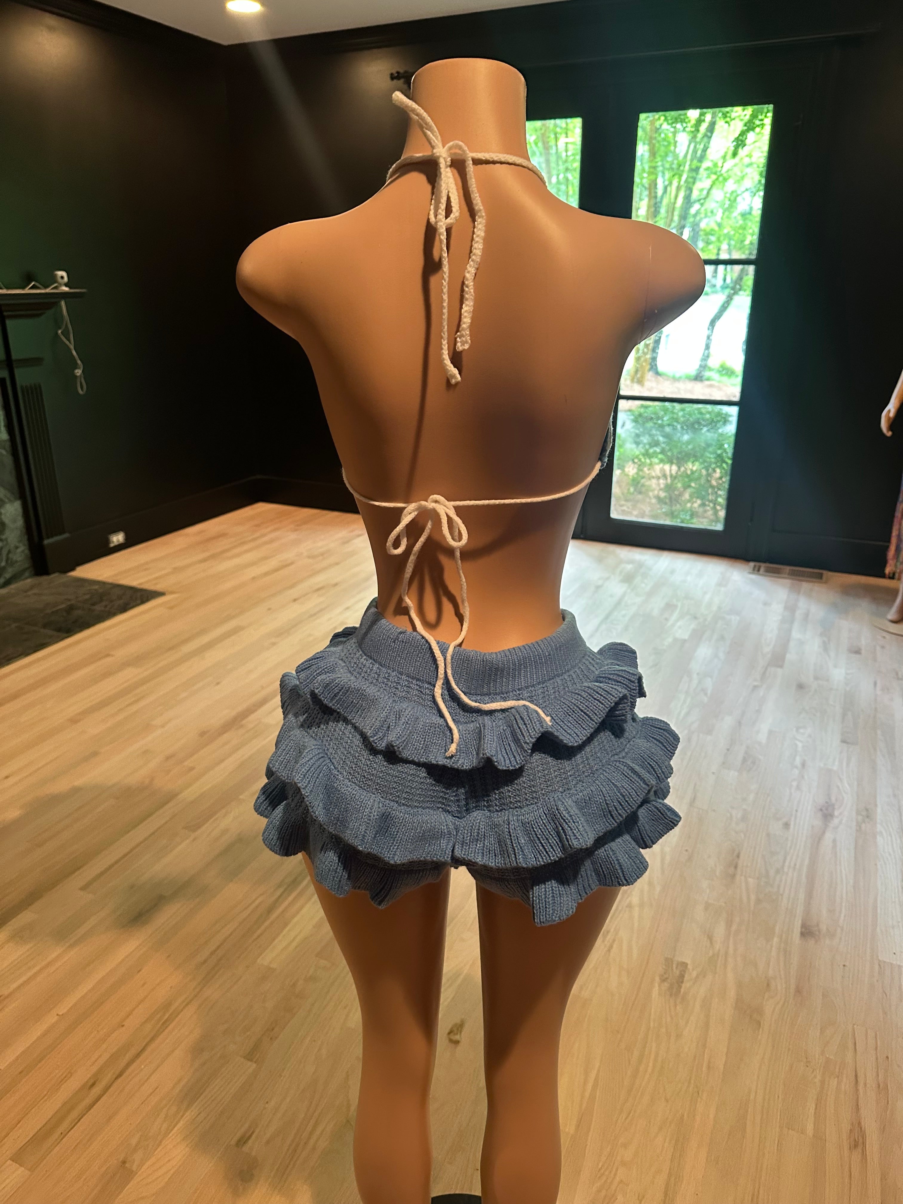 Crochet Bikini Tie Set
