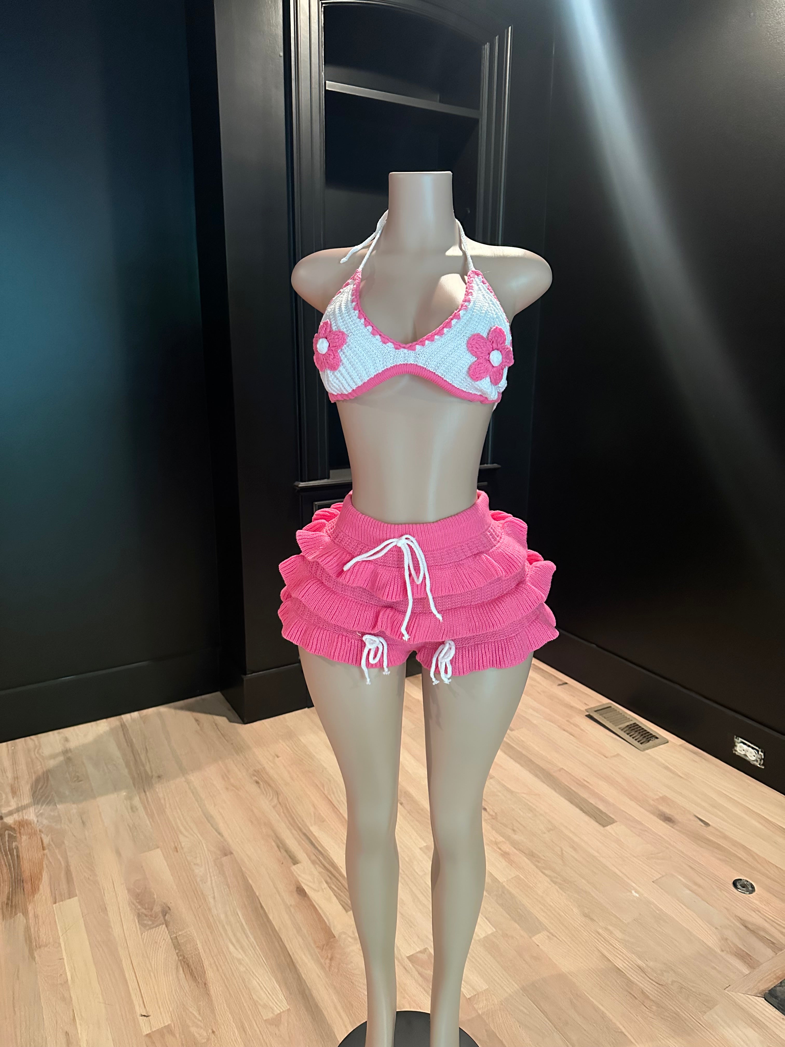 Crochet Bikini Tie Set