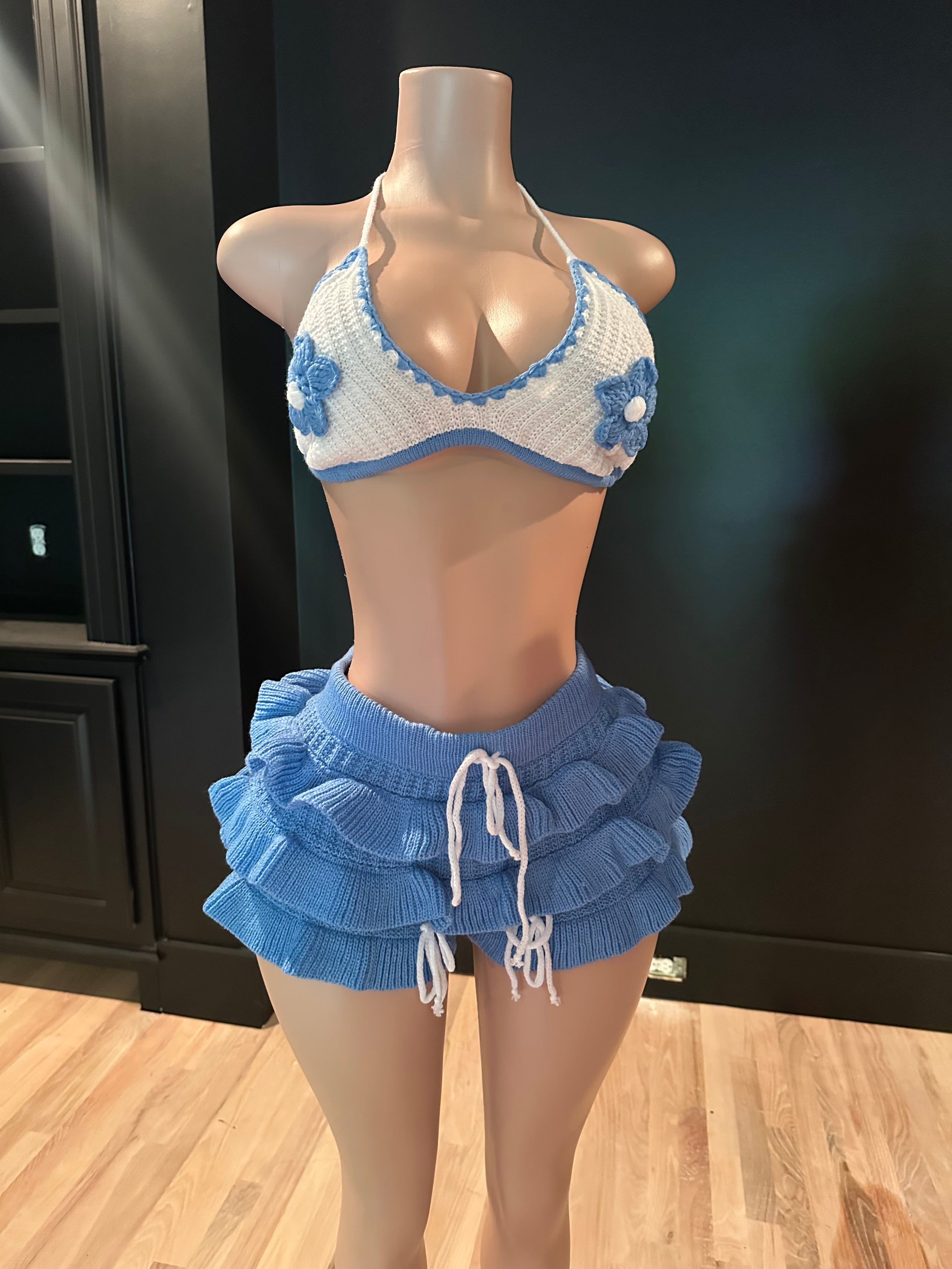 Crochet Bikini Tie Set