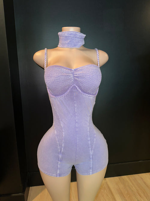 Braided Bliss Romper With Matching headband