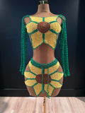 Sexy Sunflower Skirt Set