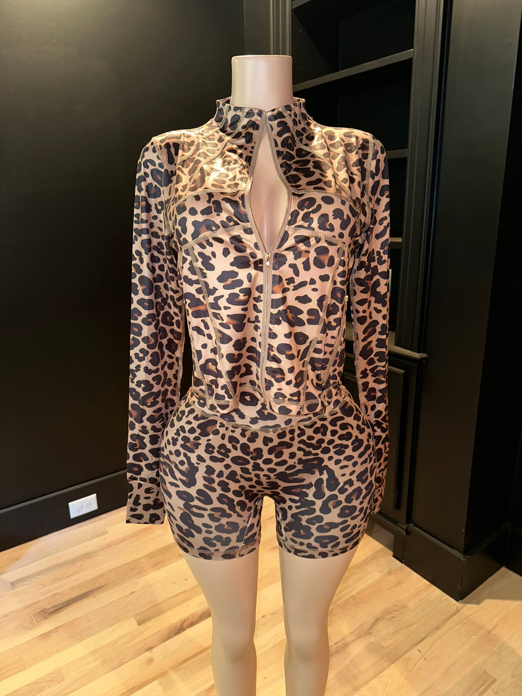 Boss Babe Leopard Set